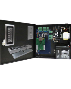 BS-001M SINGLE DOOR TCP/IP ACCESS CONTROL+POWER SUPPLY+12V BATTERY+ READER+EXIT BUTTON+1 X 600 LBS MAGLOCK