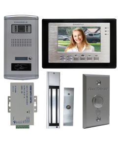 BS-Z-3700B Photo Video-Door Phone+28T1 Camera+Power Supply+Exit+Magnetic Lock