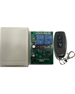 EB-19-2D Two Doors Remote Control with Contact Input NO/NC/COM Receiver Board + Extra Remote Control