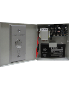 BS-Z-PS12 Power Adapter Case Controller with NO/NC + Exit Button + Back Up 12V Battery 