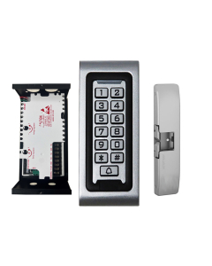 SA-600 Standalone Access control + Power Adapter Controller-NO/NC + HES-9600 Electric Strike of Push Bar