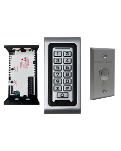 SA-600 Standalone Access System + Power Adapter Controller + Exit Button Kit