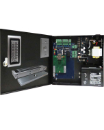 BS-001M SINGLE DOOR TCP/IP ACCESS CONTROL+POWER SUPPLY+12V BATTERY+ READER+EXIT BUTTON+1 X 600 LBS MAGLOCK