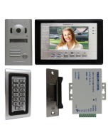 BS-Z-3700B Photo Video-Door Phone+33M Camera+Electric Strike+Power Supply+SA600 Standalone Access Control