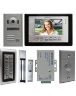 BS-Z-3700B Photo Video-Door Phone+33M Camera+Power Supply+Exit+Magnetic Lock+SA600 Standalone Access Control