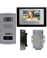 BS-Z-3700B Video Door Phone+28T1 One Door Outside Camera+Power Supply+Electric Strike