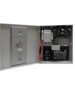 BS-Z-PS12 Power Adapter Case Controller with NO/NC + Exit Button + Back Up 12V Battery 