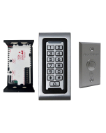 SA-600 Standalone Access System + Power Adapter Controller + Exit Button Kit