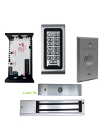 SA-600 Standalone Access control + Power Adapter Controller-NO/NC + Exit Button + UL listed 1200 lbs Maglock 