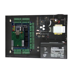 BS-004 4-doors TCP#IP Access control + Power Supply + 12V Battery