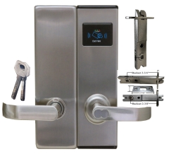 BS-301 RFID Card, Cylindrical Latch, Stainless Steel, Mifare1 Weatherproof Hotel Lock