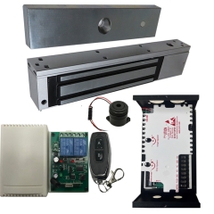 UL listed EL-600 Maglock  600 LBs + 12V Adapter Controller NO/NC + Remote Control Kit 