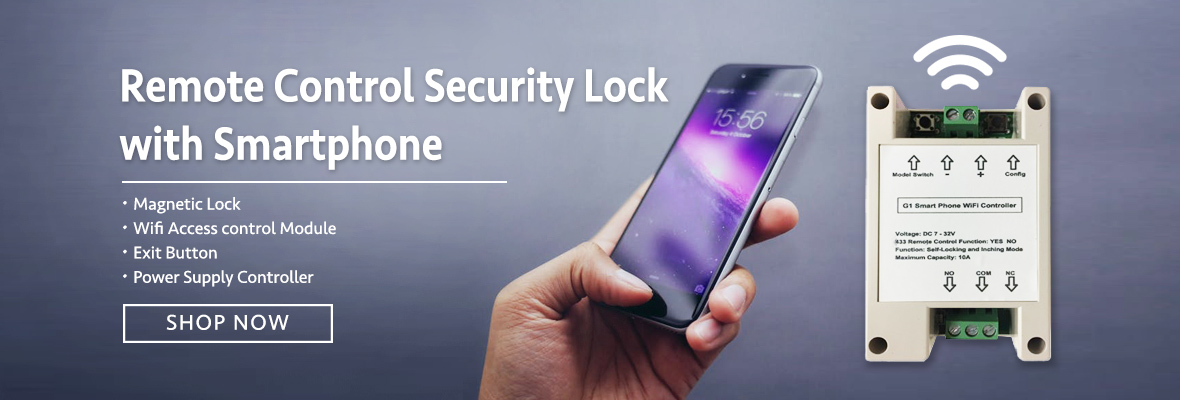Smartphone controlled security lock