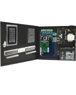 BS-001DB SINGLE DOOR TCP/IP ACCESS CONTROL+POWER SUPPLY+12V BATTERY+ READER+EXIT BUTTON+1 X DOUBLE DOOR 600 LBS EACH MAGLOCK