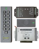 BS-SK7 Wireless Keypad & Card Reader Access Control System, IP66 + Wireless Exit Button + 12V DC Power Adapter 