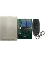 EB-19-2D Two Doors Remote Control with Contact Input NO/NC/COM Receiver Board + Extra Remote Control
