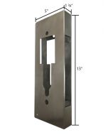 U Shape Door Wrap - Stainless Steel Material - U Door Cover 