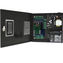 BS-002 2-DOORS TCP/IP ACCESS CONTROL + POWER SUPPLY + 12V BATTERY + 2 READERS + 2 Exit Buttons