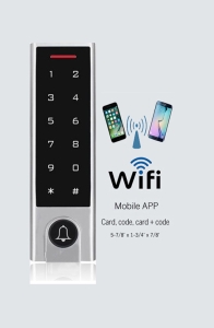 BS-H3 Narrow Stile, Touchscreen, Wifi Mobile APP, Card, Code ,Card Code 4in1 IP66 Waterproof Access Control 