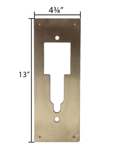 Door Cover Plate -- Stainless Steel material - Door Guard 