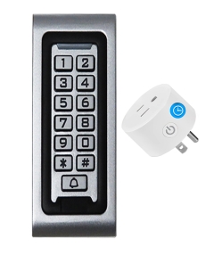 SA-600 Keypad & RFID Card, Waterproof Access Control + BS-10 APP Smart Timer Plug