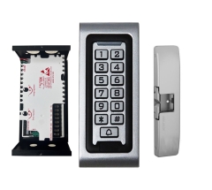 SA-600 Standalone Access control + Power Adapter Controller-NO/NC + HES-9600 Electric Strike of Push Bar