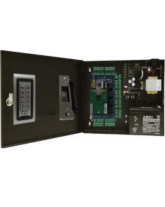 BS-004S 4-DOORS TCP/IP ACCESS CONTROL+POWER SUPPLY+12V BATTERY+4 READERS+4 Electric Strikes