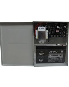 BS-Z-PS12 POWER ADAPTER CASE CONTROLLER WITH NO/NC + BACK UP 12V BATTERY