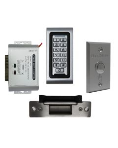 SA-600 Standalone Access control + Power Adapter Controller-NO/NC + Exit Button + Electric Strike