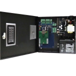 BS-001 SINGLE DOOR TCP/IP ACCESS CONTROL + POWER SUPPLY + 12V BATTERY +  READER +  EXIT BUTTON