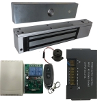 EL-600 Maglock  600 LBs + 12V Adapter Controller NO/NC + Remote Control Kit 