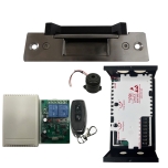 NJ-320B ANSI Electric Strike + 12V Adapter Controller + Remote Control Kit