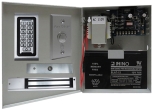 SA-600 Standalone Access control + Power Adapter Case Controller-NO#NC + Exit Button + 600 lbs Maglock 