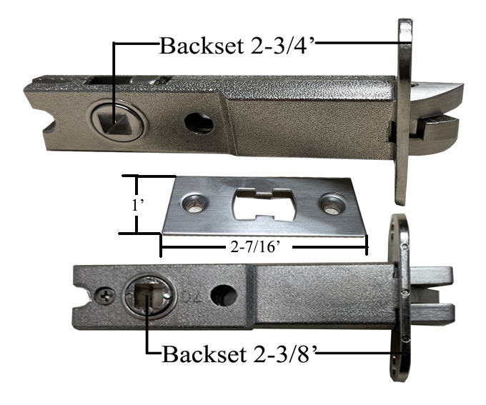 BS-75 RF Cylindrical Latch , Weatherproof Digilock Chrome